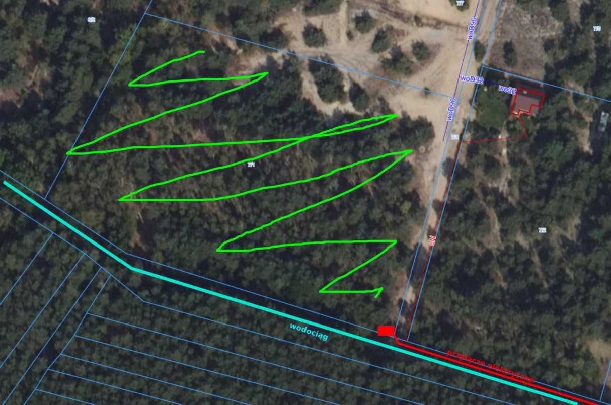 Działka w fajnej spokojnej lokalizacji w sąsiedztwie lasu