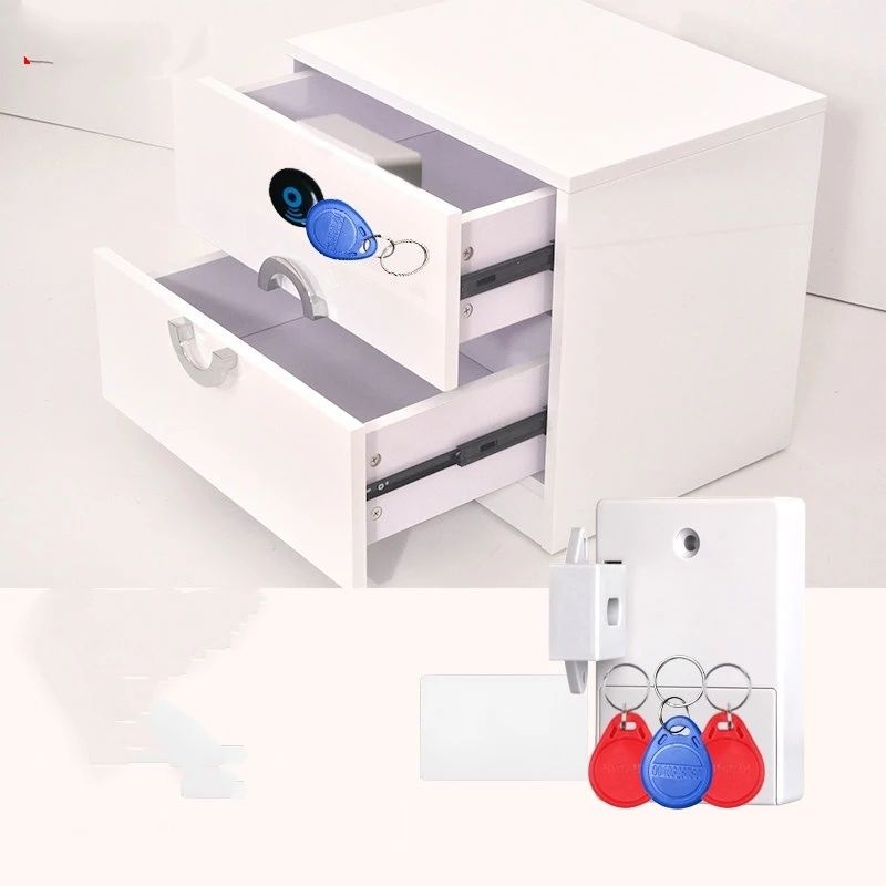Электронный скрытый RFID замок с 3 ключами