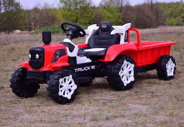 Mega Traktor dla dziecka, Przyczepka auto na akumulator HIT prezent