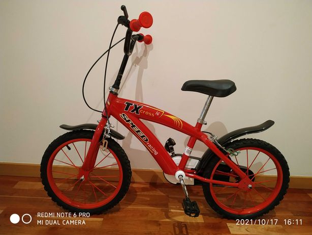 Bicicleta 16 polegadas nova - criança