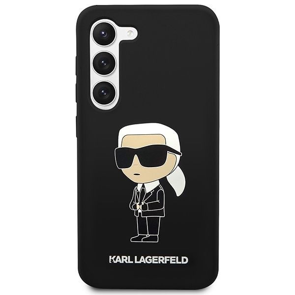 Pokrowiec Karl Lagerfeld Ikonik Samsung S23 CzarnySilicone