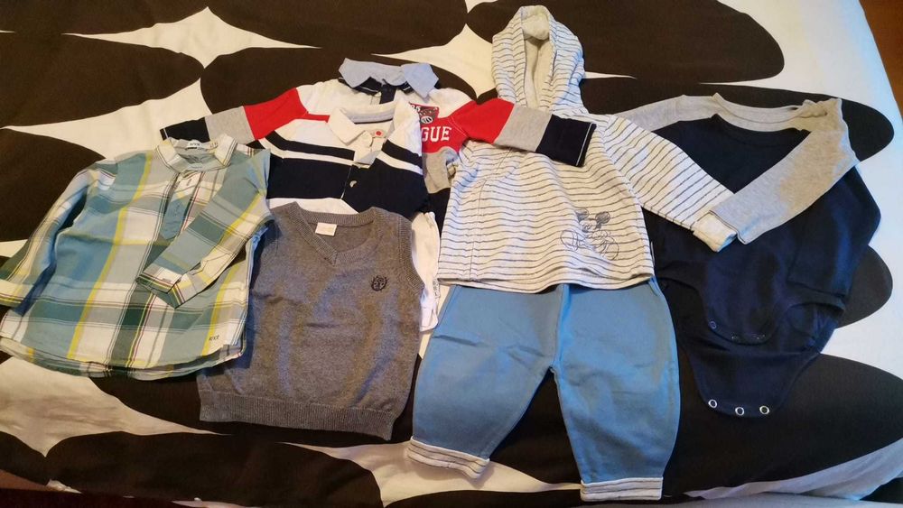 Roupa menino 9 a 12 meses, excelente estado, bom preço