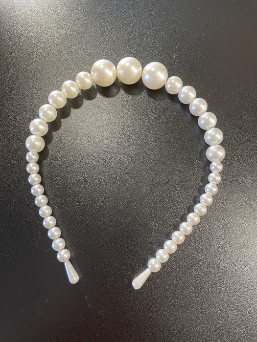 Opaska na włosy kolor koral