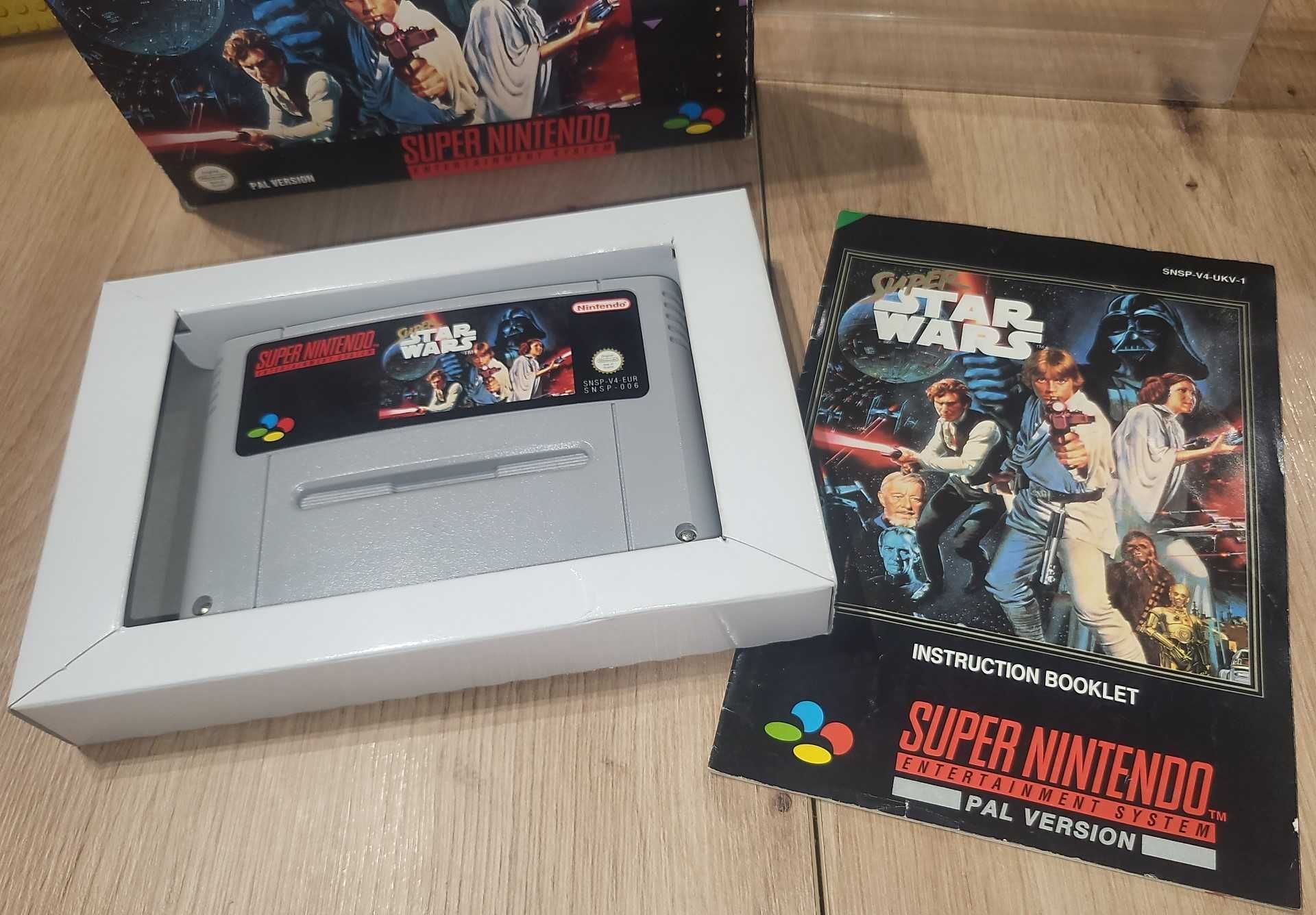 Gra Super Star Wars - NINTENDO SNES - DB+ stan CIB Komplet +Protektor