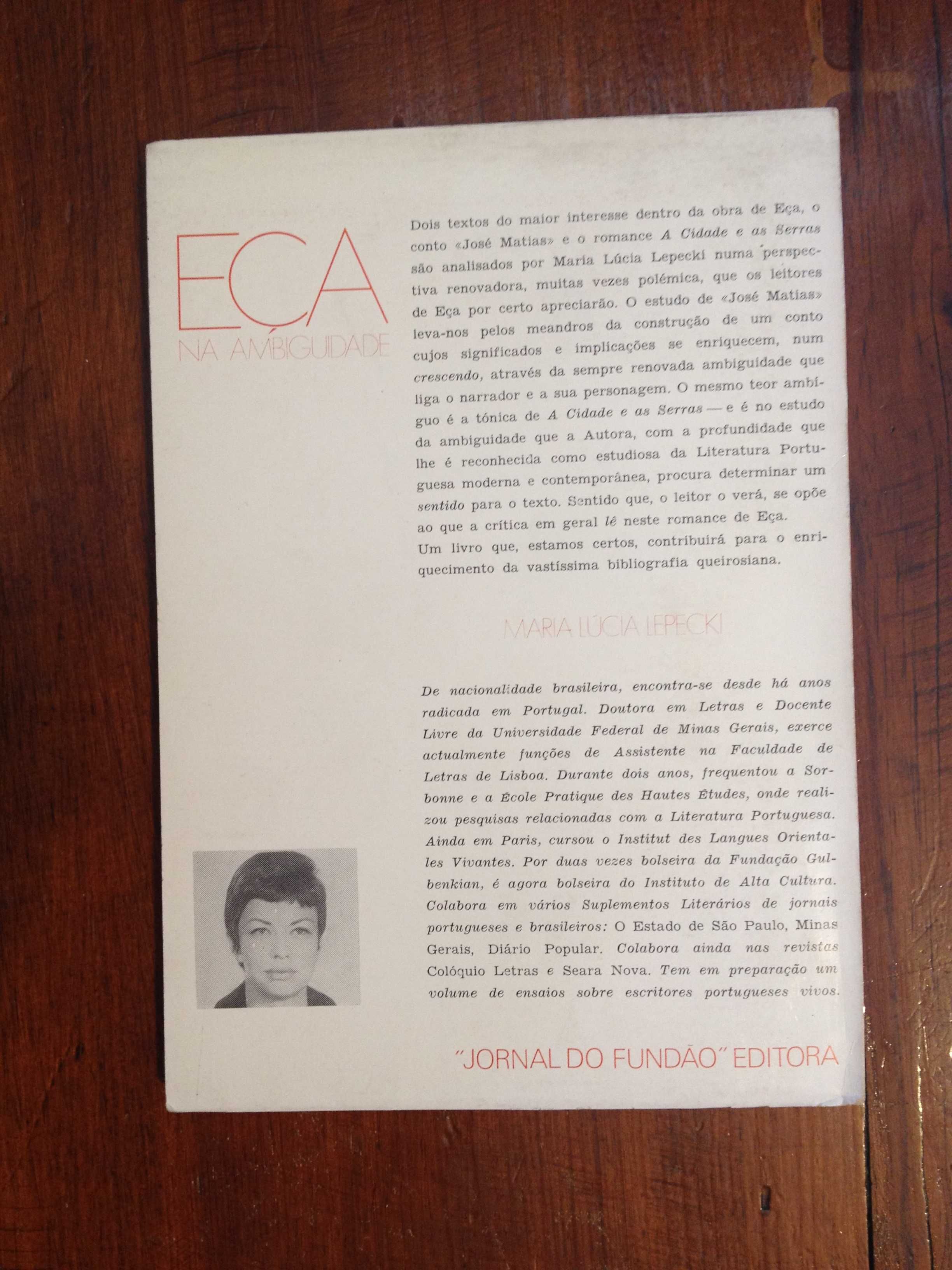 Maria Lúcia Lepecki - Eça na ambiguidade