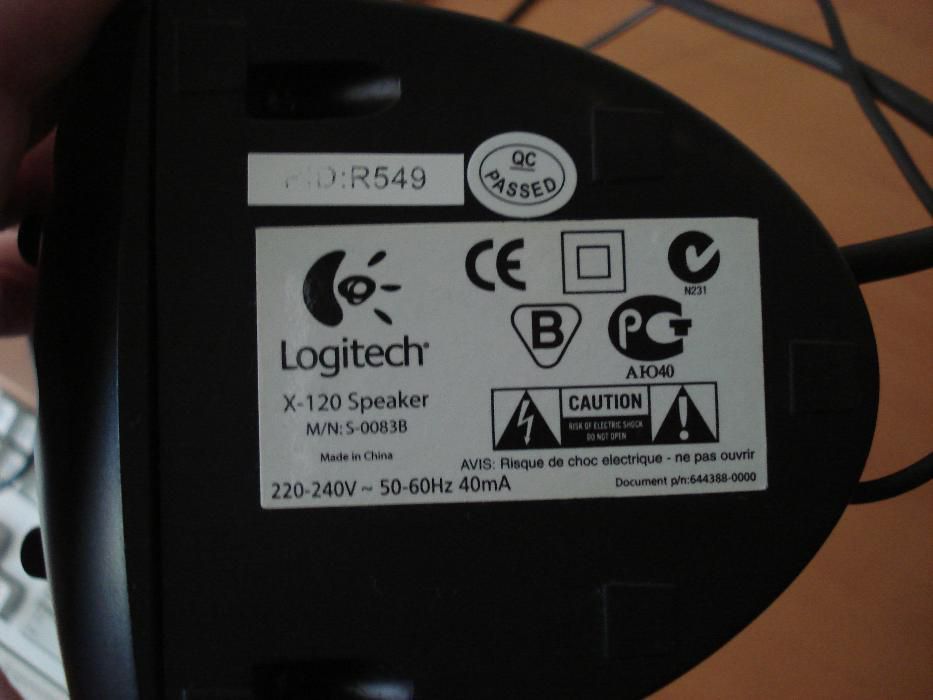 Colunas De Som Logitech