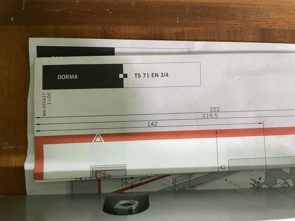 Dormakaba Mola de Porta Nova TS 71 - Nova