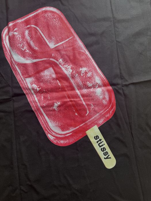 Stussy Black Popsicle Tee - M