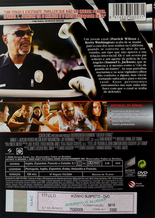 DVD Vizinho Suspeito