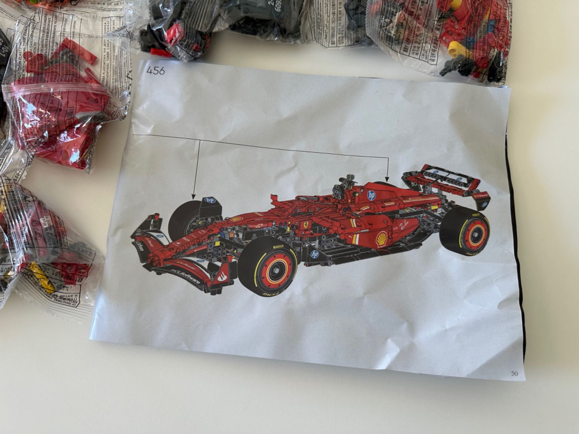 Lego Technic Carro Ferrari SF-24 F1 42207 Novo Selado