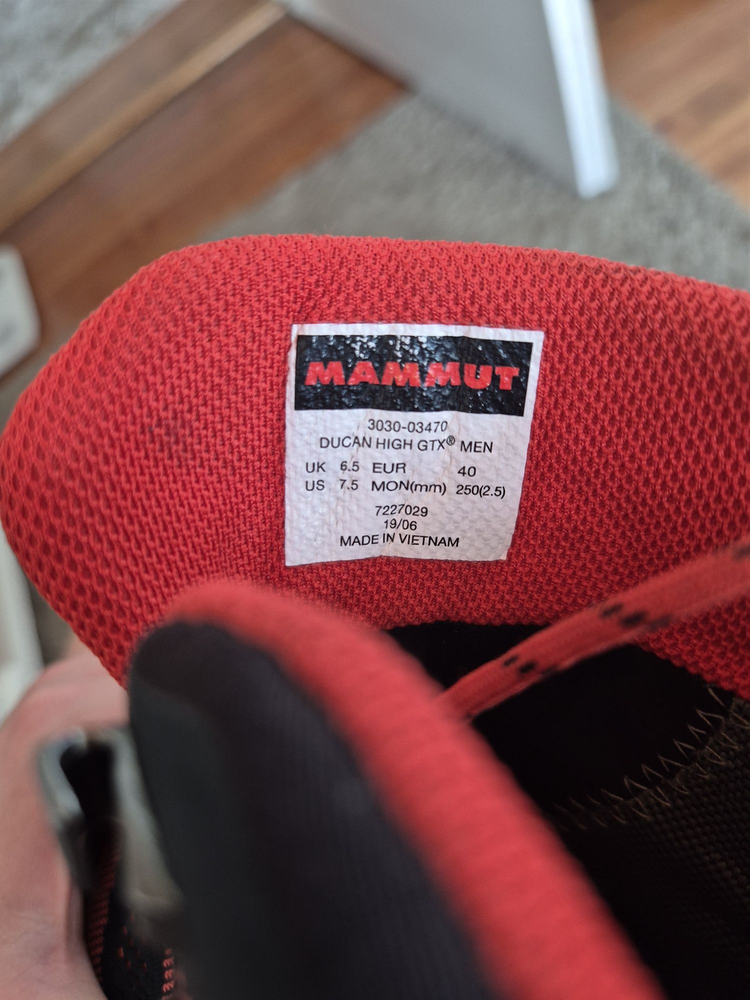 Buty mammut ducan high gtx r. 40