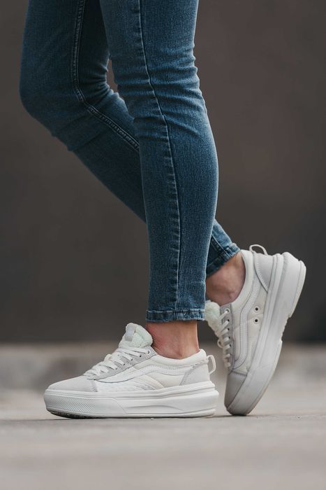 Кросівки Vans Old Skool Overt Plus CC White Platform premium