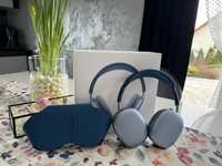 Sluchawki Apple Airpods Max niebieskie idealny stan