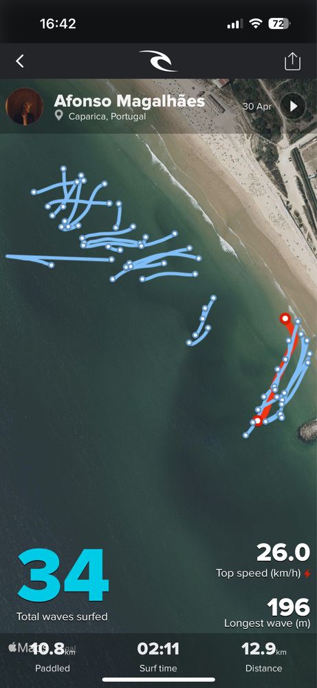 Relogio rip curl the search gps 2