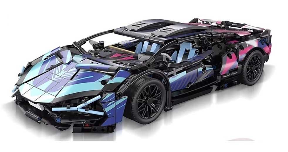 Klocki zgodne z Lego Samochód Lamborghini Instrukcja Nowy Prezent