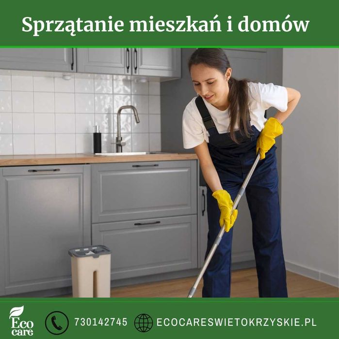 Sprzątanie mieszkań, biur i po remontach – Kielce i okolice