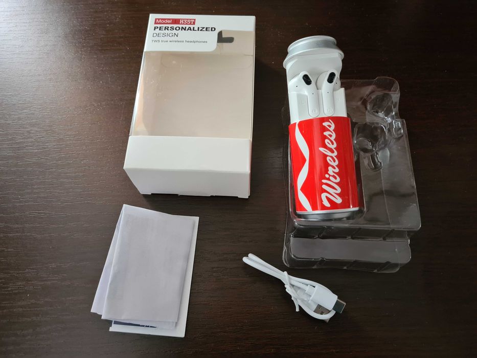 Słuchawki Bezprzewodowe TWS Bluetooth Puszka H35T