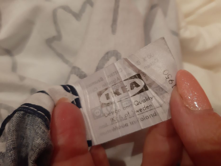 Ikea poszewka na kołdrę dwustronna kolekcja vintage używana tulipan tk