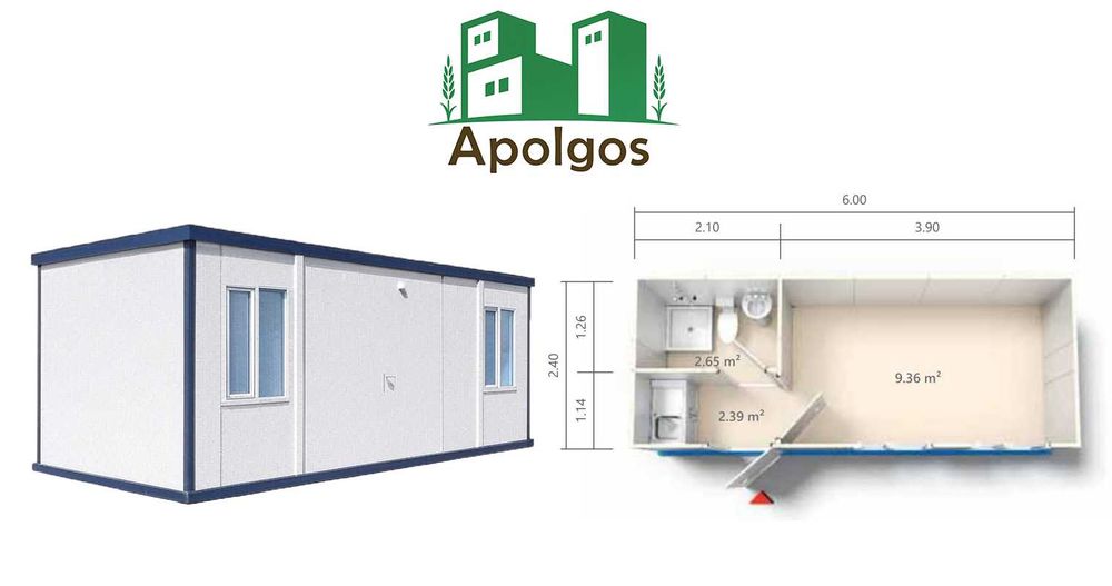 Kontener Socjalny z łazienką