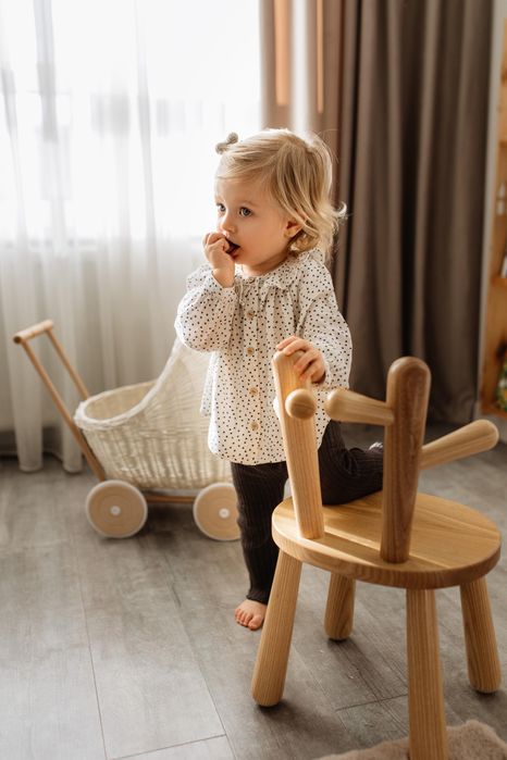 Вʼязаний візочок для ляльки