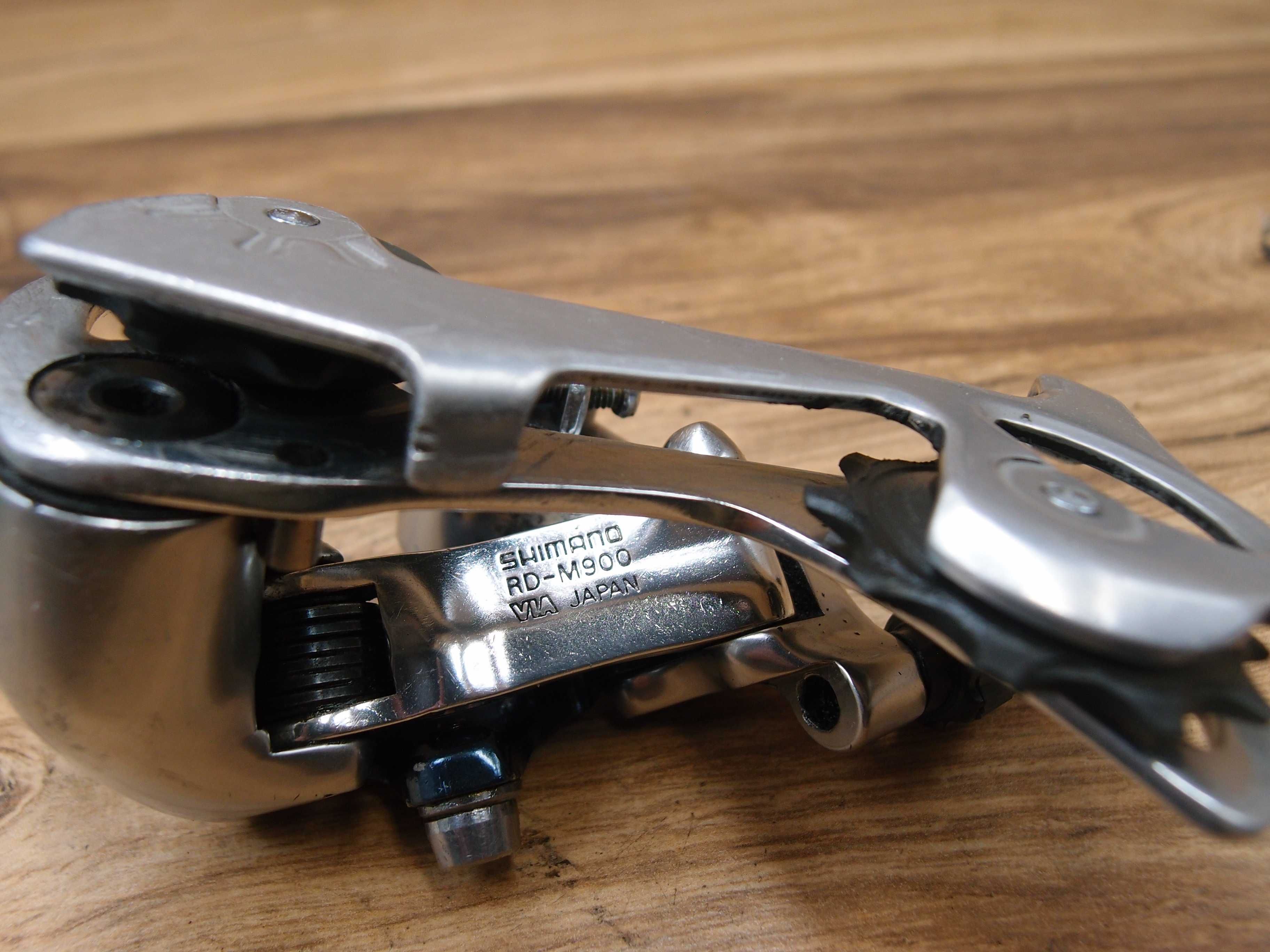 Shimano XTR tylna przerzutka RD-M900 VIA Japan krótki wózek 8 rzędów