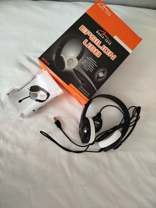 Słuchawki USB z mikrofonem media -tech epsilon