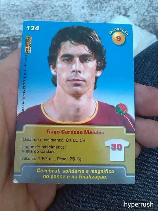Carta tiago 2003 chelsea sele portugal