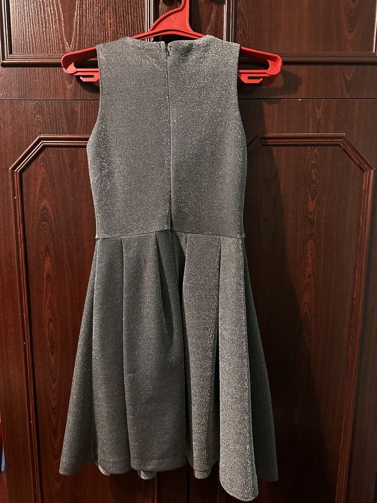 Сукня, плаття срібляне розмір С-М