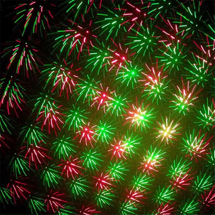 Projetor Laser Lights Flash Para Festa Controle Remoto LED