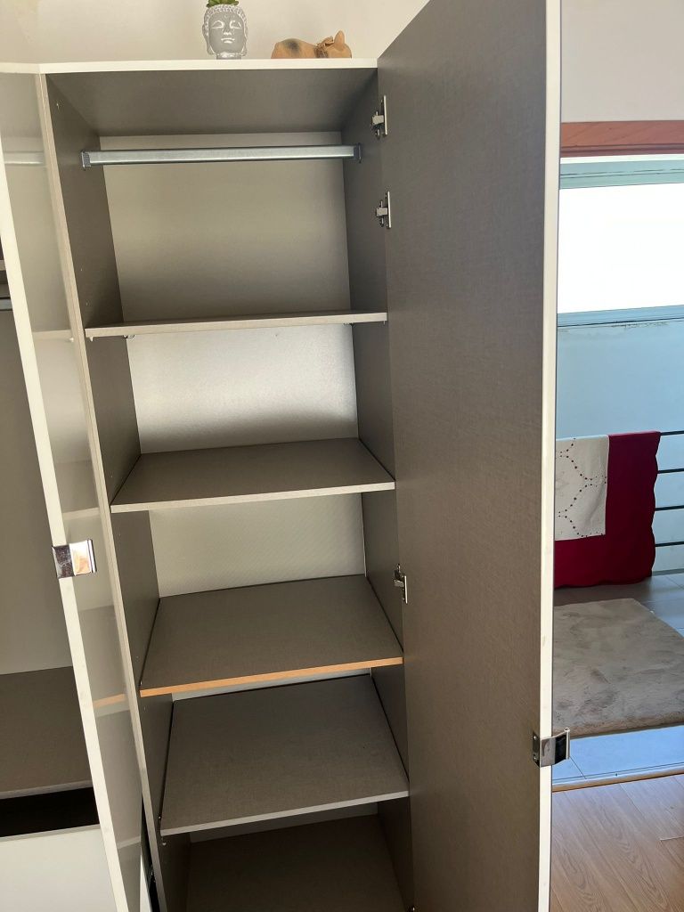 Roupeiro Branco 165×55 + 2.07 altura