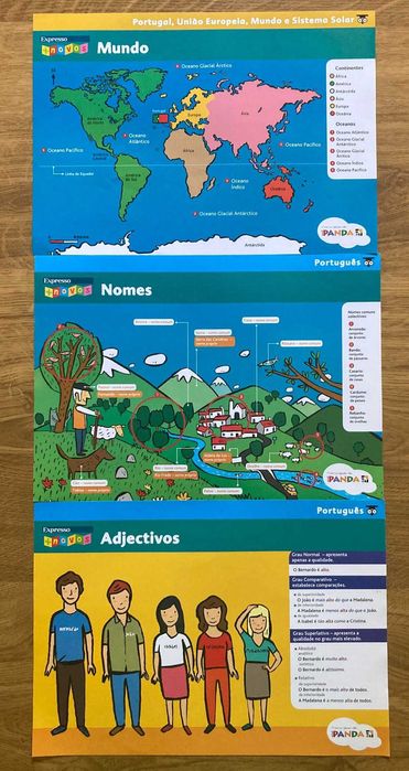 Conjunto de 15 Pósteres Escolares