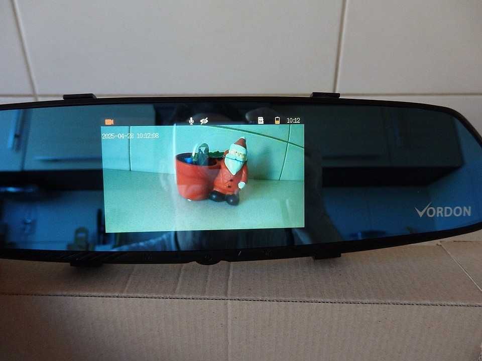 VORDON DVR-190 – lusterko, wideorejestrator i kamera cofania,