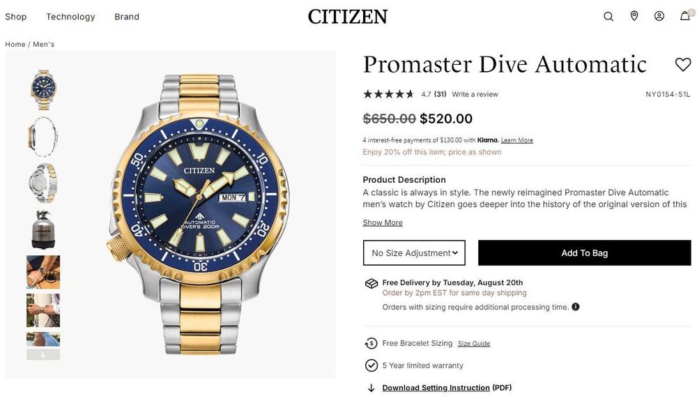 Японские 200м дайверы Citizen NY0154-51L механика автоподзавод, сапфир