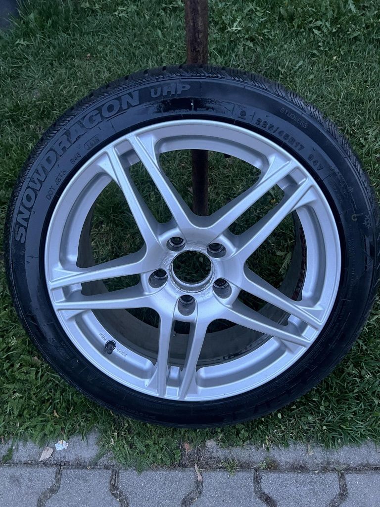 4 FELGI 17’| 5x112|ET 45|Opony zimowe| Mercedes