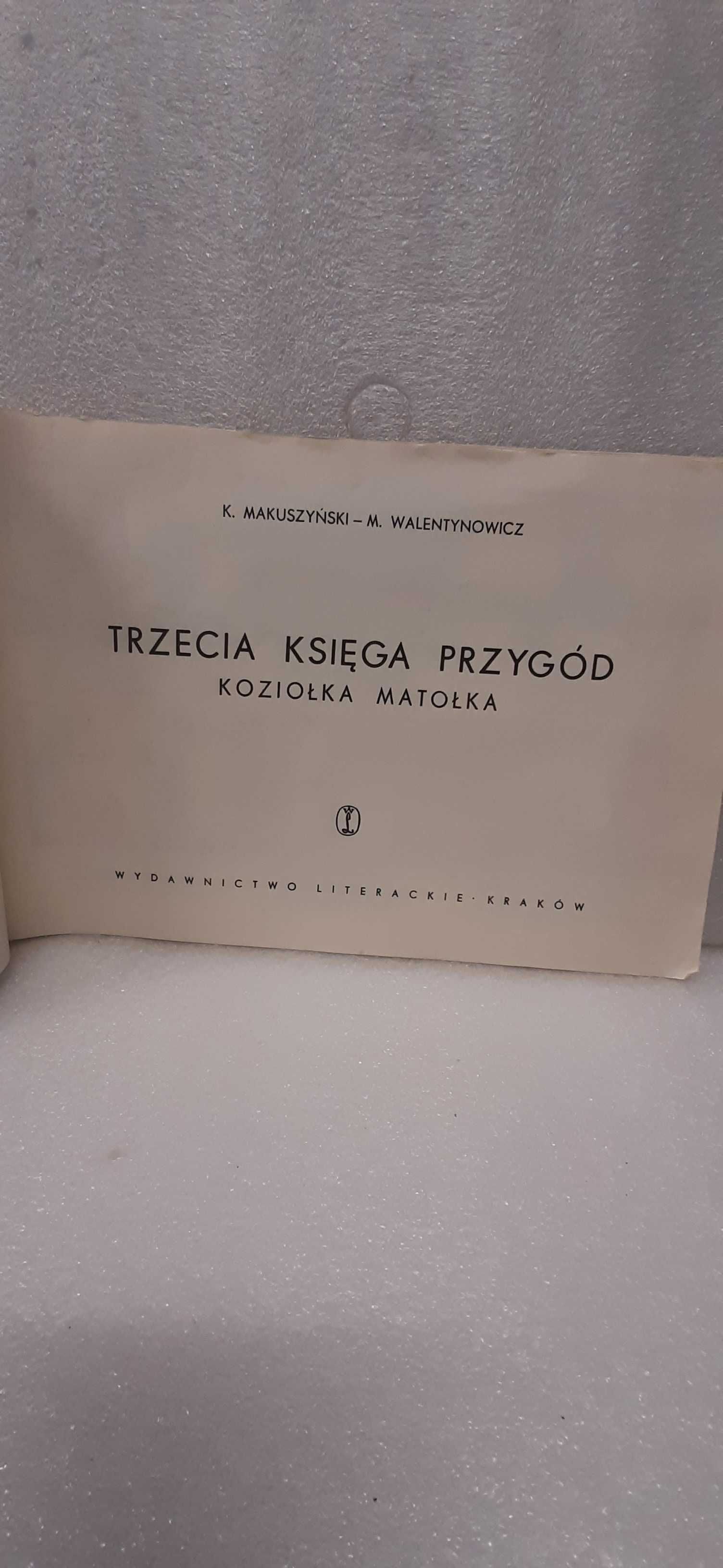3.cia księga przygód Koziołka Matołka.