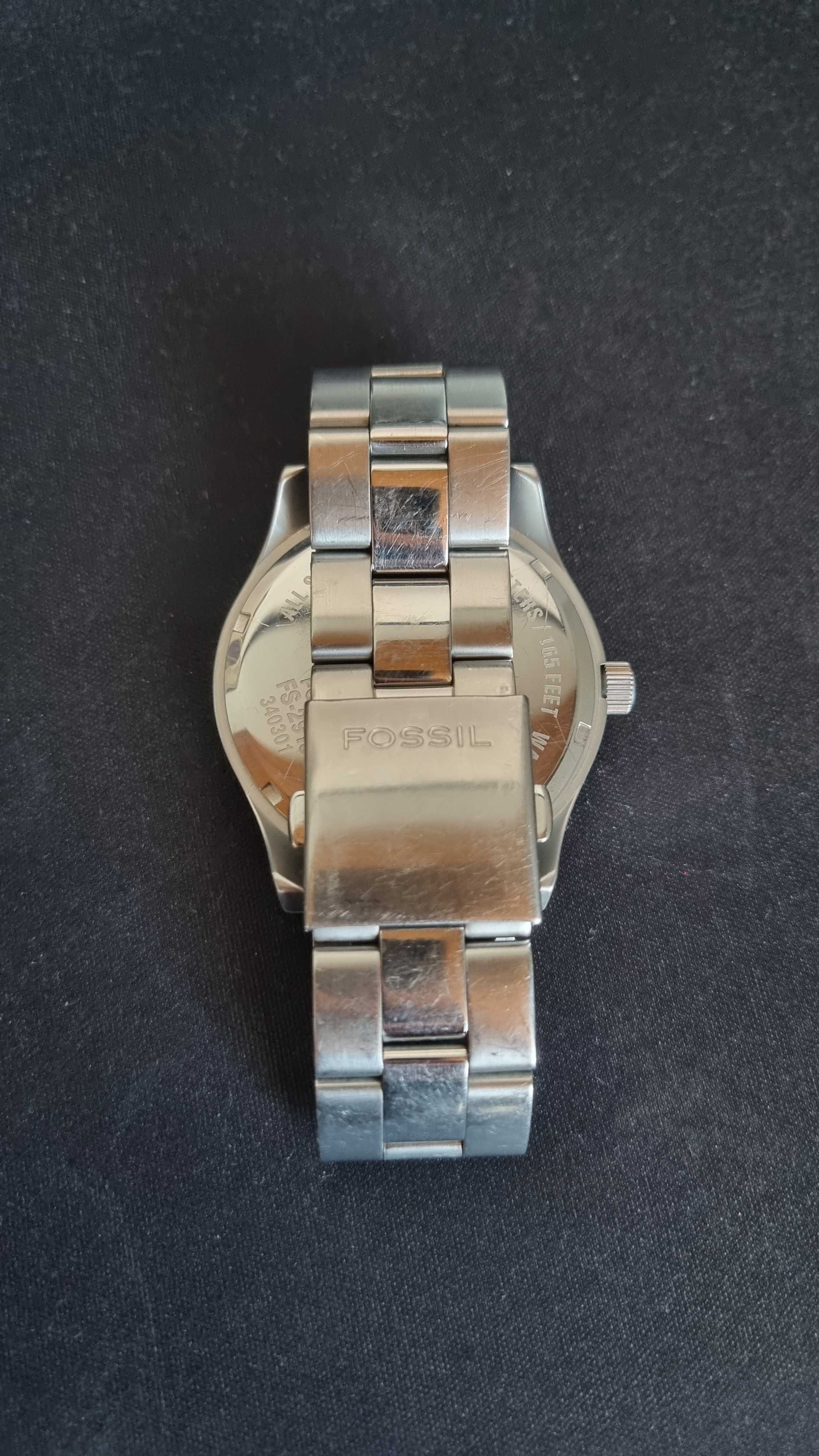 Relógio Fossil Homem – FS-2915 Cronógrafo | Azul Escuro