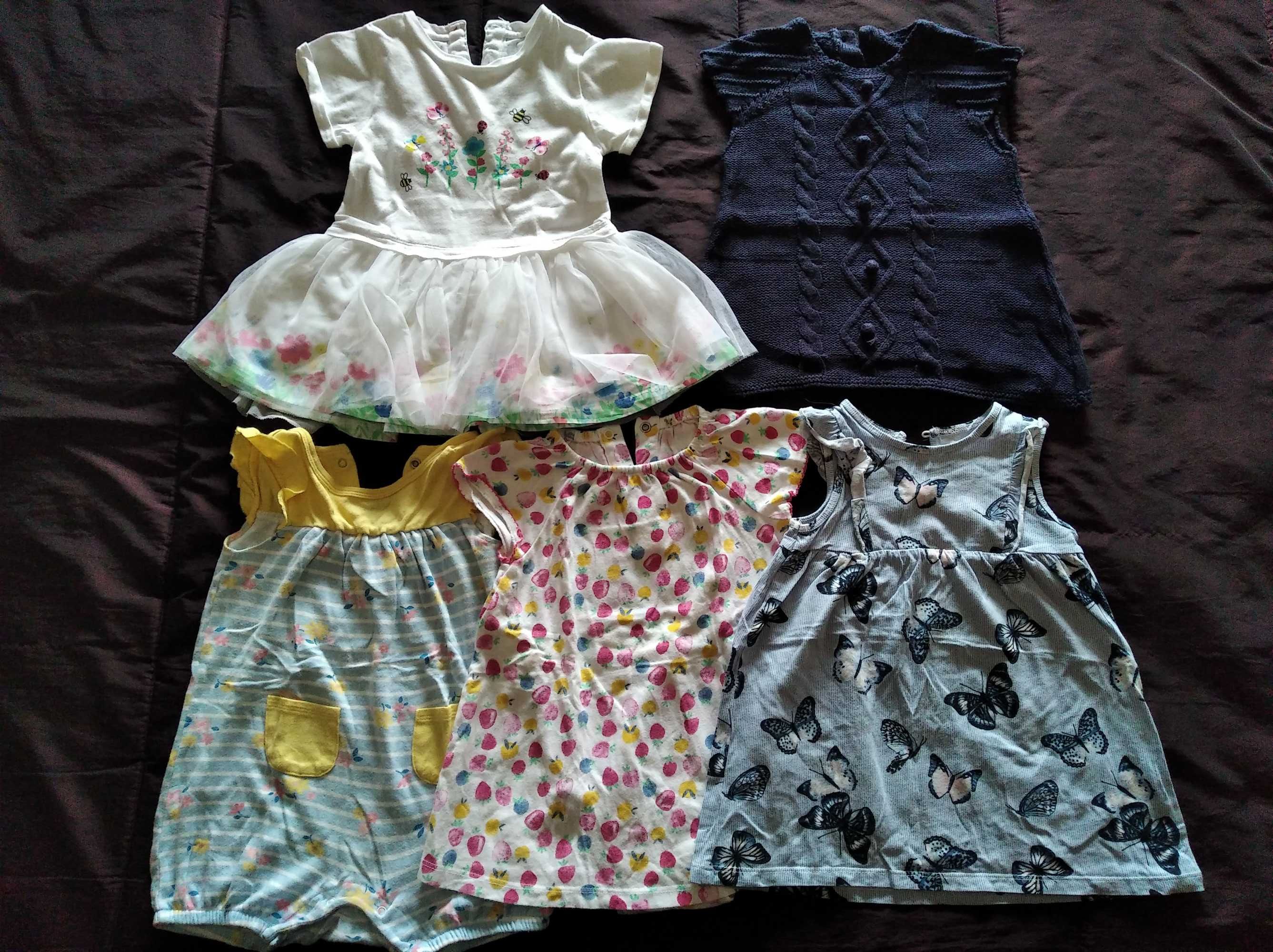 8 lotes de roupa de menina 9 meses - 1 ano