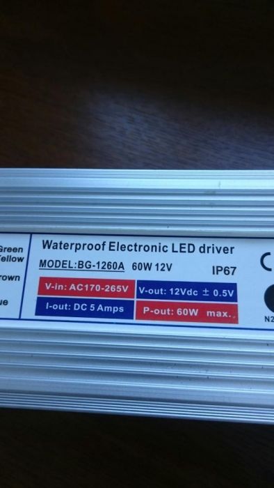 Led driver 60W 12V