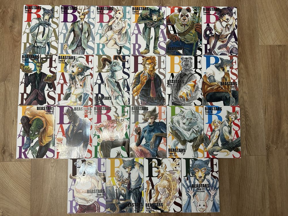 Mangi manga Beastars 1-22 komplet