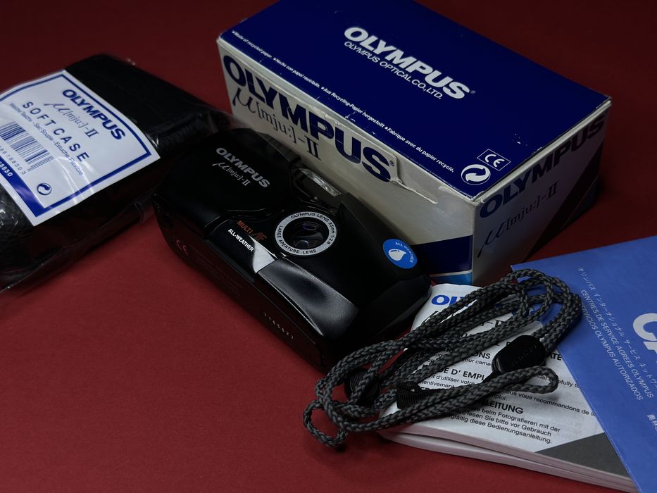 Olympus mju ii плівковий фотоапарат мью 2 новий з коробкою kodak zoom