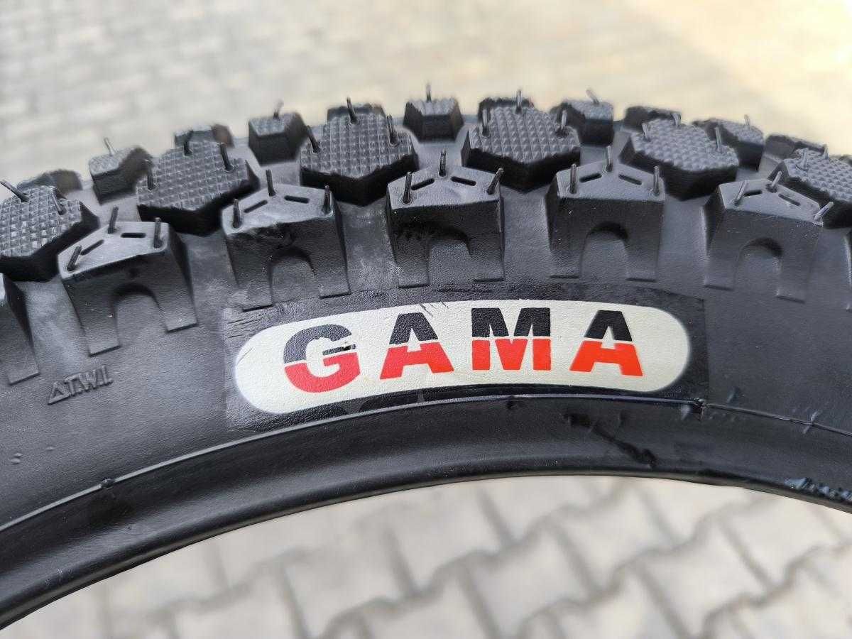 Шина з камерою 2.75-17 GAMA шипована на мотоцикл