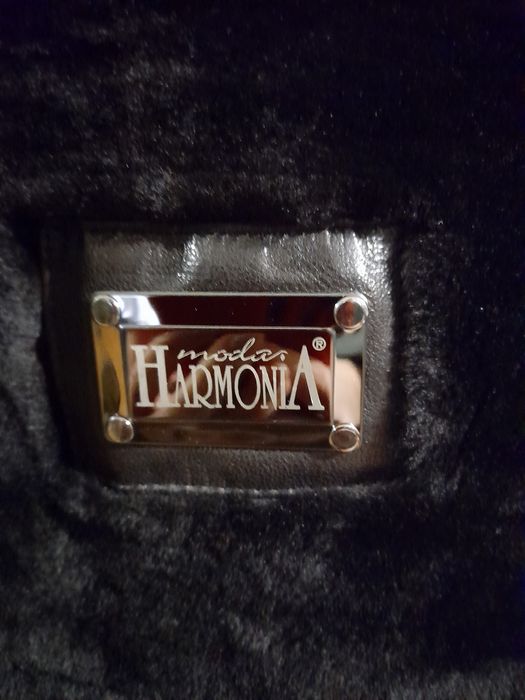 Чоловіча зимова шкіряна куртка дублянка Harmonia