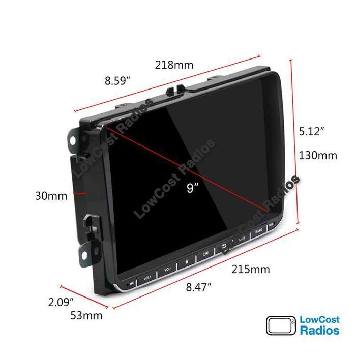 *BLACK FRIDAY!!! Rádio GPS Bluetooth USB Canbus | VW • SKODA • SEAT