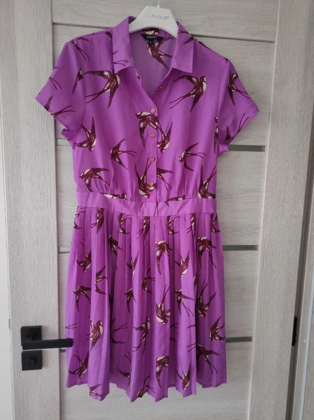 Sukienka fioletowa L Papaya