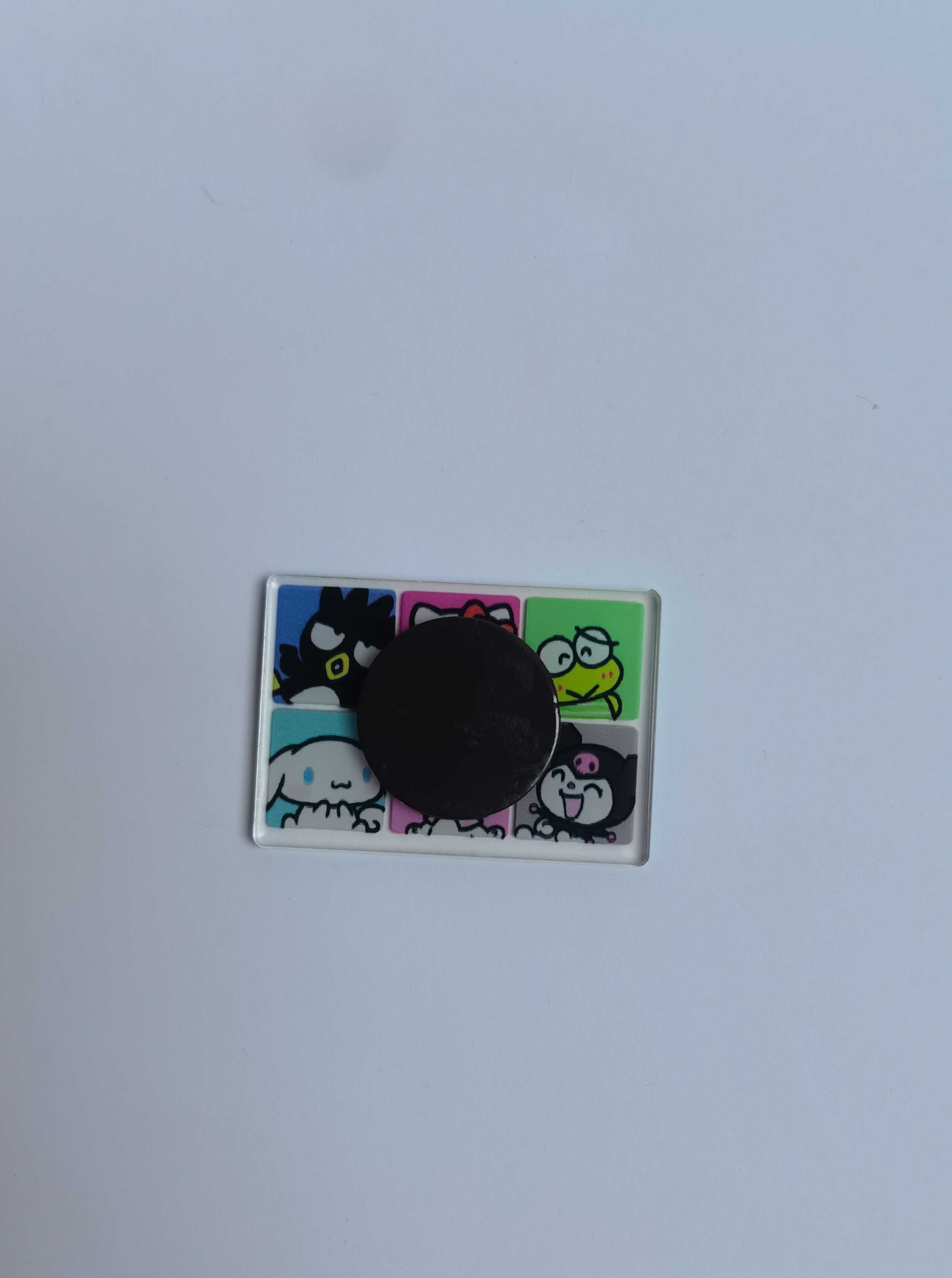 Postacie Sanrio (Kuromi, Hello Kitty) - akrylowy magnes, magnesik