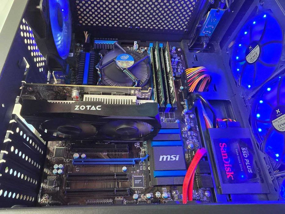 Ігровий пк i5 4ядра 3.7GHz + GTX 1050TI OC 4Gb + 12GB DDR3 + SSD + HDD