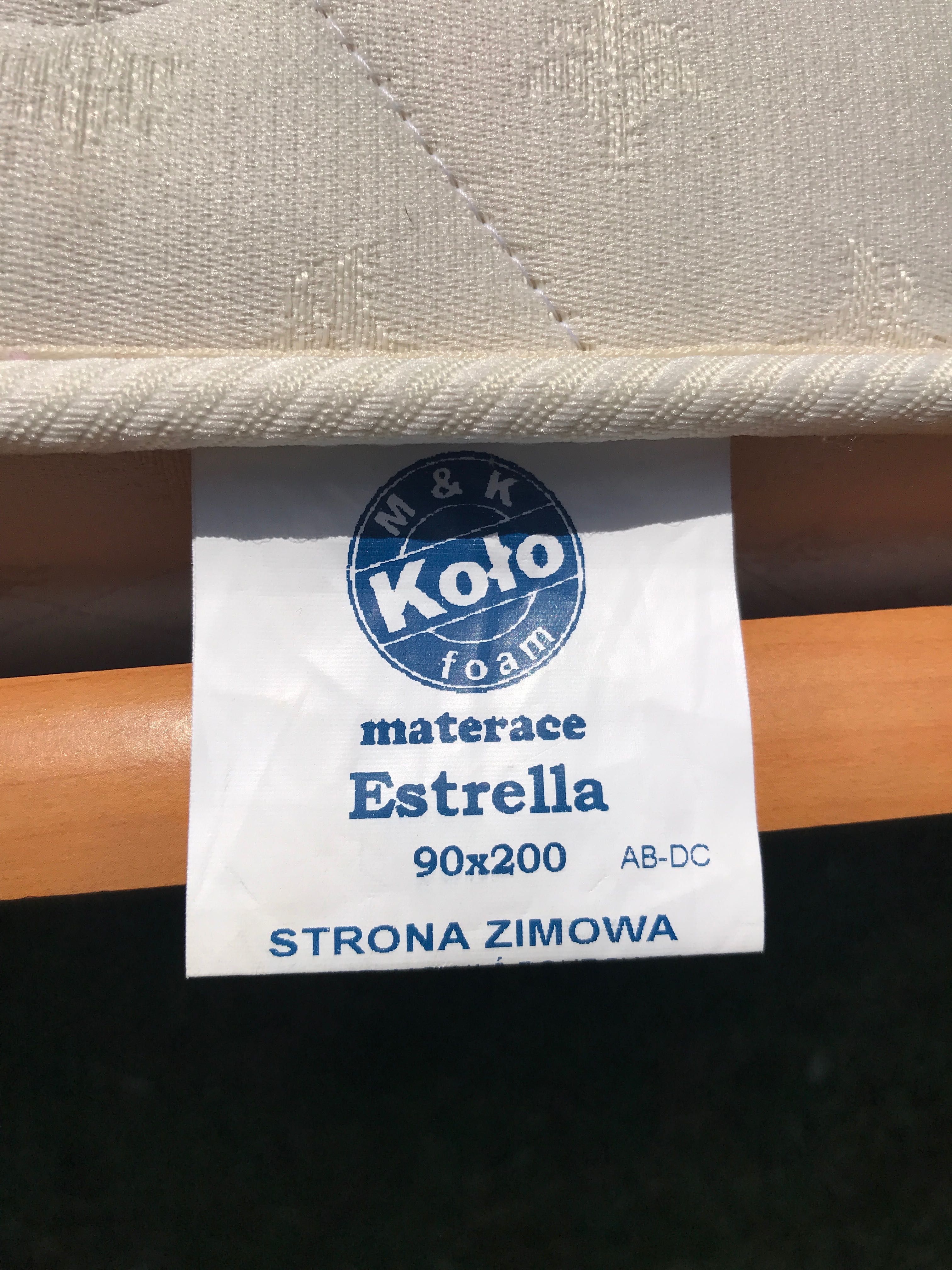 Łóżko Bog-Fran z materacem i stelażem 90x200