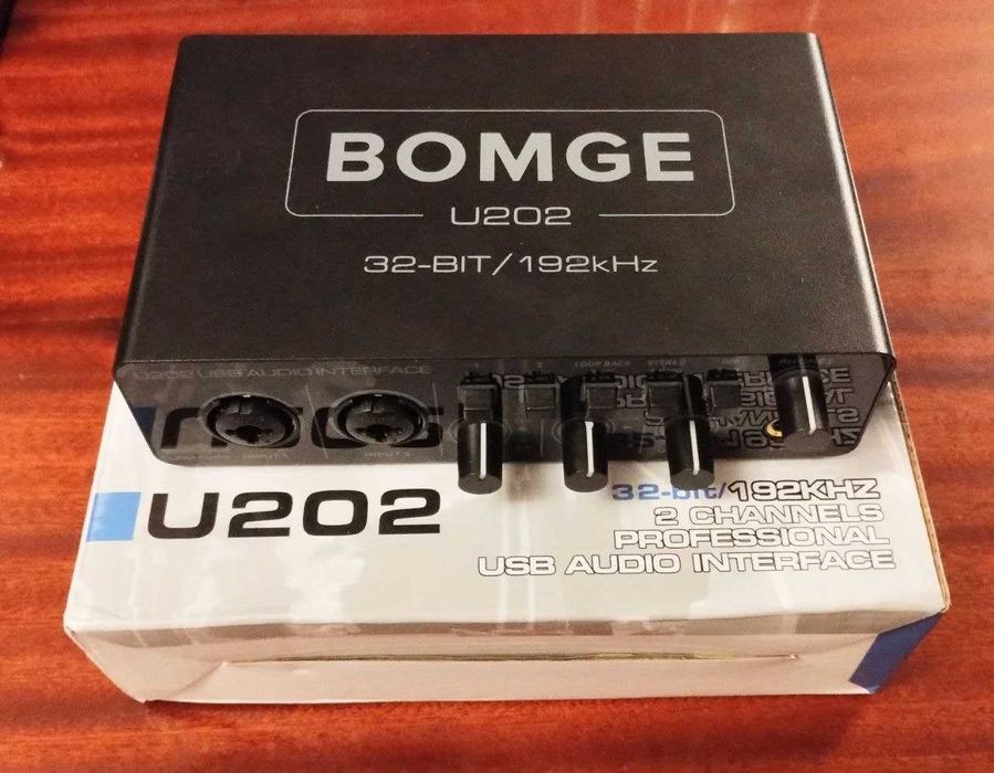 Аудиоинтерфейс Bomge U202, звуковая карта