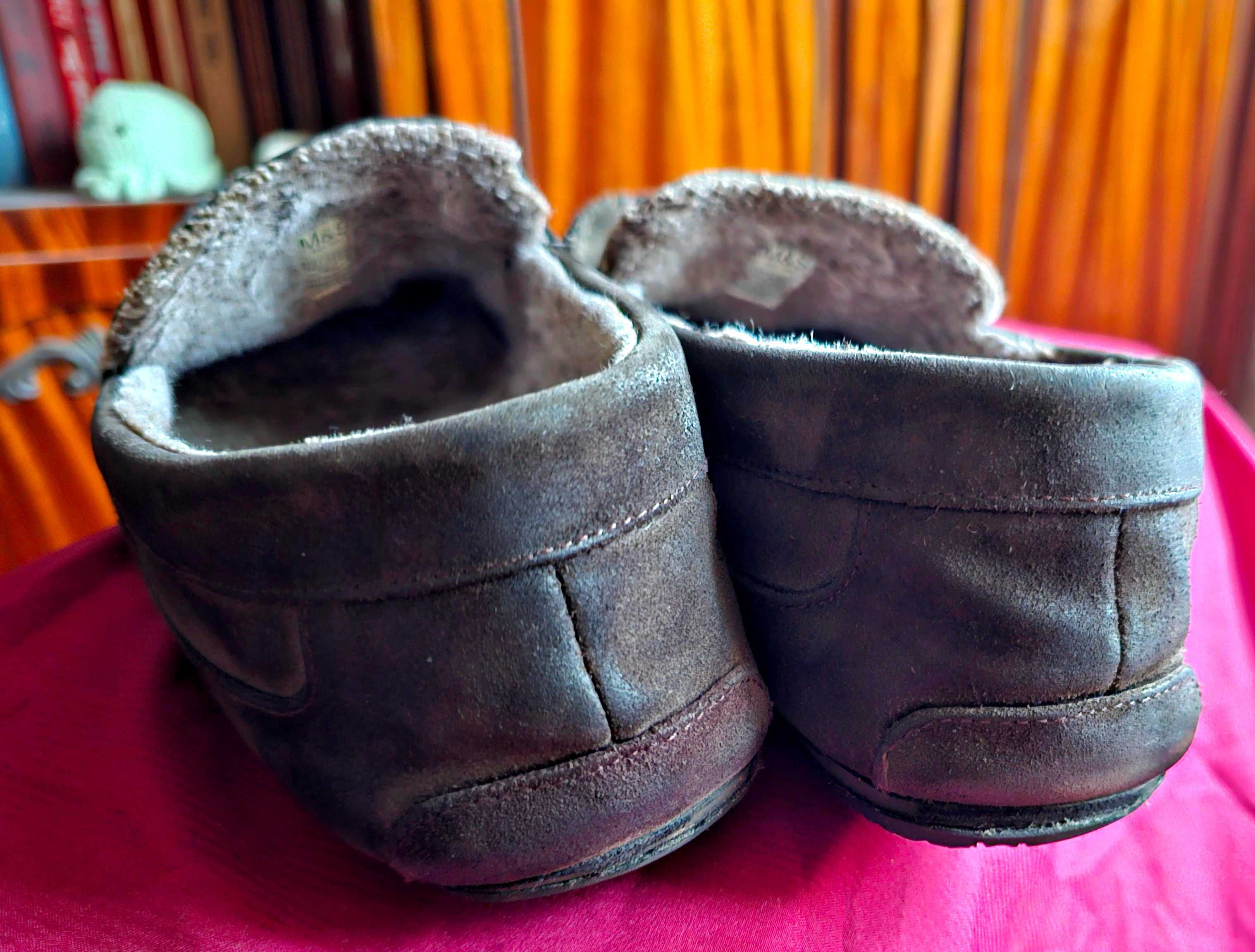 Продам зимние туфли мокасины на меху TermoWarmth кожа M&S