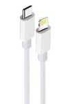 Kabel Maxlife USB-C - Lightning 1,0 m 20W kolor: biały